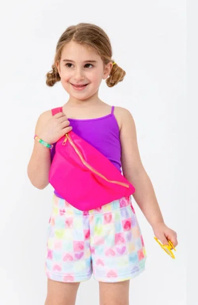 Preppy Goose Kids'  Love More Plush Lounge Shorts