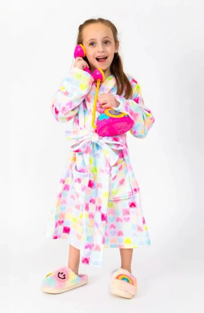 Preppy Goose Kids'  Love More Plush Robe