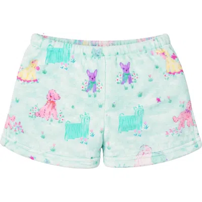 Preppy Goose Kids'  Plush Puppies Loungewear Shorts In Multi
