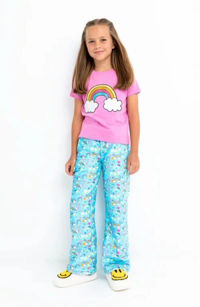 Preppy Goose Kids'  Rainbow Plush Lounge Pants