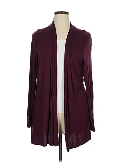 Pre-owned Prescott New York Kimono In Burgundy