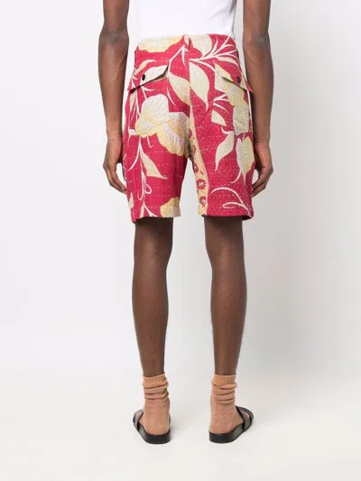 President's Botanical-print Four-pocket Bermuda Shorts In Mix