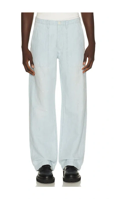 President's Fatigue Original Chambray Pants In Blue