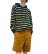 President's Fatigues Embroidery Bermuda Shorts In Khaki In Green