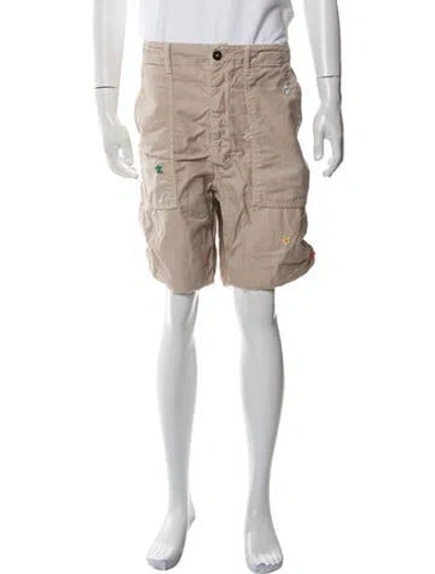 Pre-owned President's Floral Print Chino Shorts In Neutrals