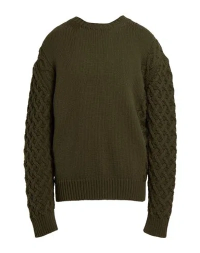 President's Man Sweater Military Green Size Xl Wool, Polyamide In Brown