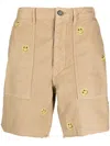 President's Embroidered Shorts In Nude