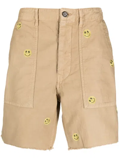 PRESIDENT'S SMILE-PRINT SHORTS