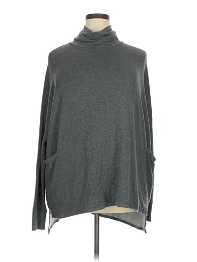 Pre-owned Press Turtleneck Sweater In Gray