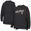 Pressbox Black Army Black Knights Bonanza Chenille Harper Script Sweatshirt In Black