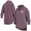 Pressbox Maroon Texas A&m Aggies Northfork Sojourn Poncho Quarter-zip Sweatshirt In Purple