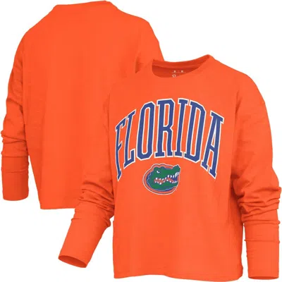 Pressbox Orange Florida Gators Motley Boxy Waist-length Long Sleeve T-shirt