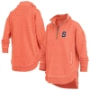 Pressbox Women's Orange Syracuse Orange Northfork Sojourn Poncho Quarter-zip Sweatshirt In Orange
