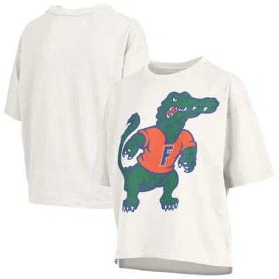 Pressbox White Florida Gators Big Canvas Puff Castillo Motley Slub T-shirt