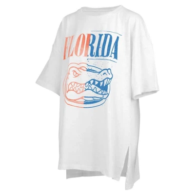 Pressbox White Florida Gators Lickety-split Oversized T-shirt