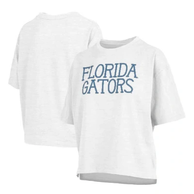 Pressbox White Florida Gators Motley Crew Chain Stitch Slub Waist Length Boxy T-shirt