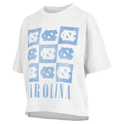 Pressbox White North Carolina Tar Heels Motley Crew Andy Waist Length Oversized T-shirt