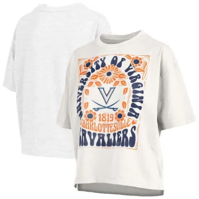 Pressbox White Virginia Cavaliers Harmony Oversized T-shirt