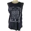 PRESSBOX WOMEN'S AUBURN UNIVERSITY RUFFY TANK IN BLACK