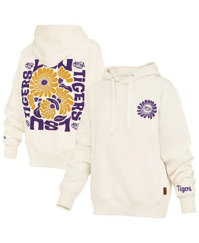 Pressbox Women's Cream Lsu Tigers Elena Janise Hoodie In Multi