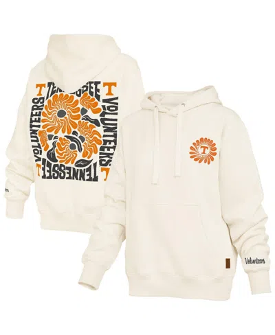 Pressbox Women's Cream Tennessee Volunteers Elena Janise Hoodie In White