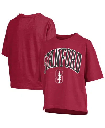 Pressbox Women's Crimson Stanford Cardinal Nelson T-shirt In Red
