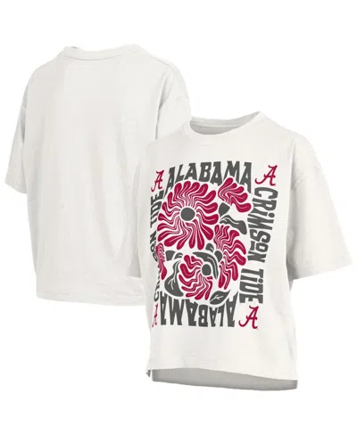 Pressbox Women's Harmony Graphic Floral-print Cropped T-shirt In Red