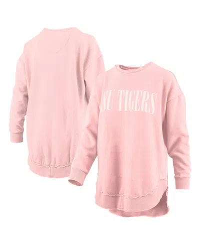 Pressbox Women's Pink Notre Dame Fighting Irish Poncho Fleece Pullover Sweatshirt
