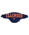 Pressbox Women's Navy Illinois Fighting Illini Flannigan Oversized Dolman Pullover Sweatshirt In Blue