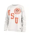 Pressbox White Oklahoma State Cowboys Shoreline Sundown Pullover Sweatshirt In White