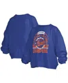 Pressbox Women's Royal Florida Gators 2025 Ncaa Men's Basketball National Champions Barkley Janice Oversized 