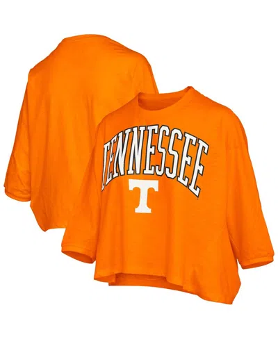 Pressbox Tennessee Orange Tennessee Volunteers Midi Arch Over Logo Oversized T-shirt
