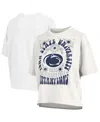 Pressbox Women's White Penn State Nittany Lions Harmony Oversized T-shirt In White