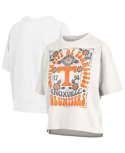 Pressbox Women's White Tennessee Volunteers Harmony Oversized T-shirt
