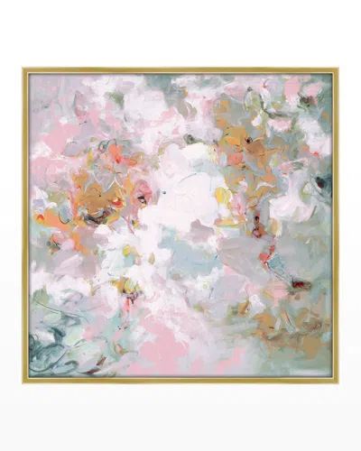 Prestige Arts Floral Whisps Giclee On Canvas In Multi