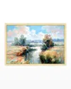 Prestige Arts Follow The River Giclee On Canvas In Multi