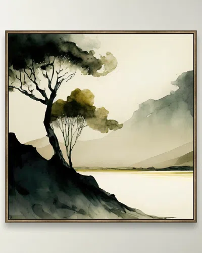 Prestige Arts Green Serenity Framed Giclee In Multi