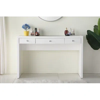 Prestige Sparks 48" Console Table In Glass