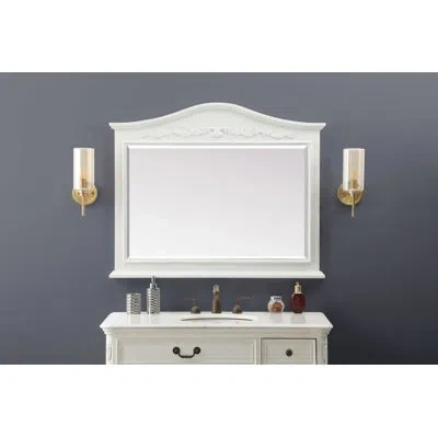 Prestige Wixom Bathroom / Vanity Mirror In White