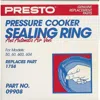 Presto 09908 Pressure Cooker Sealing Ring And Automatic Air Vent
