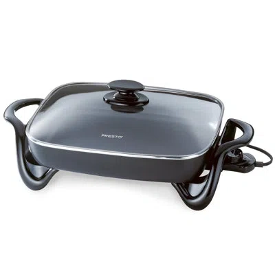 Presto 16" Electric Skillet With Glass Cover - 06852 In Black