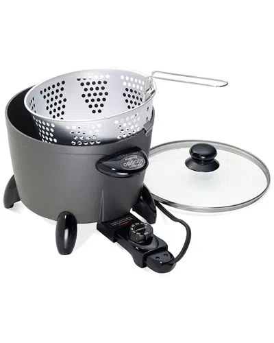 Presto 8-cup Large Kitchen Kettle Multi-cooker In Black