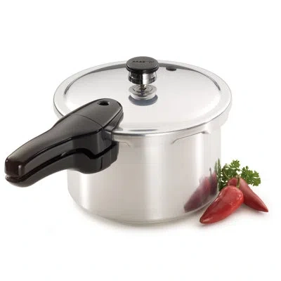 Presto Aluminum Pressure Cooker - 01241 In Black;polished Aluminum