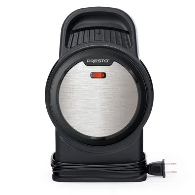 Presto Flip Belgian Waffle Maker In Black