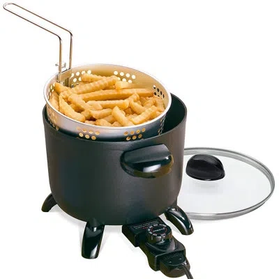 Presto Kitchen Kettle Electric Multi-cooker/steamer - 06006 In Black