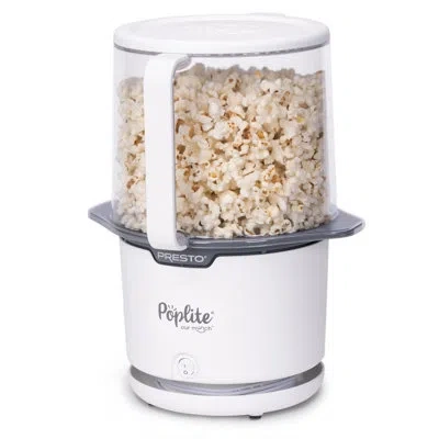 Presto Poplite Our Munch Hot Air Popcorn Popper In White