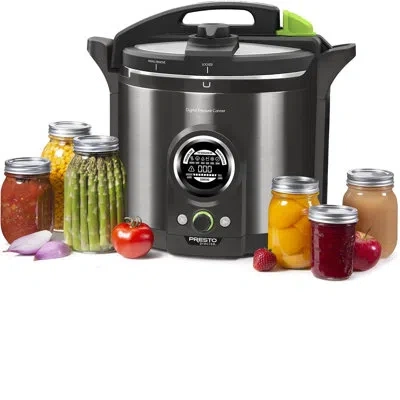Presto Precise Digital Pressure Canner In Black