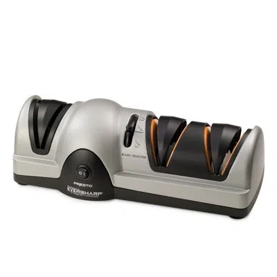 Presto Professional Eversharp*  3 Stage Electric Knife Sharpener In Silver