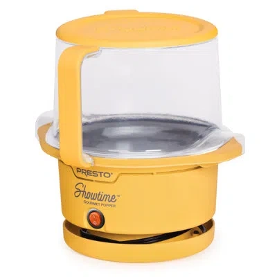 Presto Showtime Gourmet Oil Popcorn Popper In Yellow