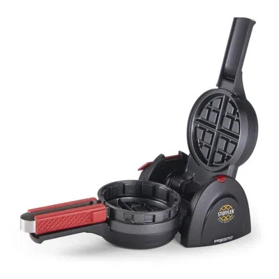 Presto Stuffler Stuffed Belgian Waffle Maker - 03512 In Black